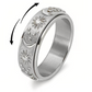 ⏳Anillo giratorio para alivio de la ansiedad con 50⏰% de descuento por tiempo limitado en Sol, Luna y Estrellas para parejas
