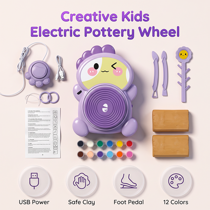 Kit de manualidades de barro de barro eléctrico para niños