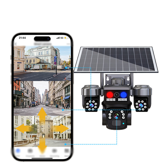 【🔥Oferta limitada – 50% de descuento】Cámara de vigilancia inalámbrica con energía solar