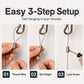Cable de Acero Inoxidable Ajustable para Colgar con Abrazadera (Carga 100 kg)
