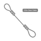 Cable de Acero Inoxidable Ajustable para Colgar con Abrazadera (Carga 100 kg)