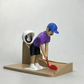 ⛳ ¡50% DE DESCUENTO! 🍺 Abrebotellas de minigolf de broma – Plástico + Metal – Figurita de golfista para bar y oficina ⛏️