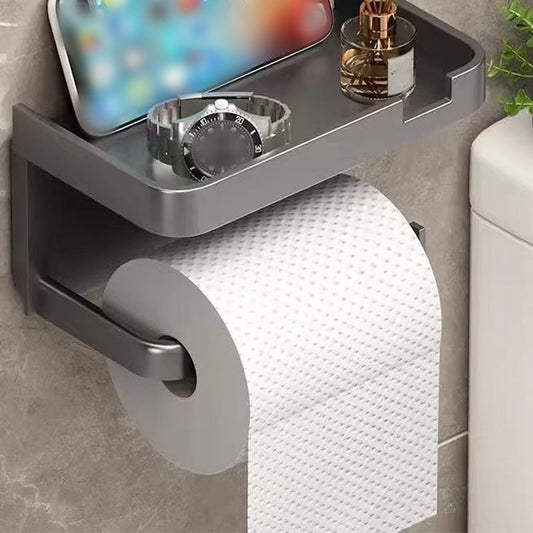 Portarrollos de Pared con Estante de Almacenamiento