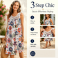 Vestido Floral sin Mangas Elegante para Mujer