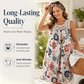 Vestido Floral sin Mangas Elegante para Mujer