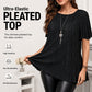 Blusa plisada y favorecedora