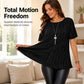 Blusa plisada y favorecedora