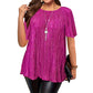 Blusa plisada y favorecedora