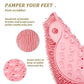 Esponja exfoliante y de masaje para pies y espalda: limpia y masajea los pies