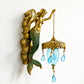 🧜‍♂️ Aplique de pared vintage con diseño de sirena 🏘️ Para uso interior y exterior