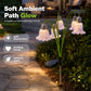 Decoraciones exteriores para jardines con luces solares