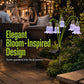 Decoraciones exteriores para jardines con luces solares