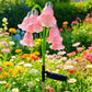 Decoraciones exteriores para jardines con luces solares