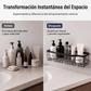 Juego de estanterías de baño sin taladro