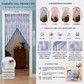 🔥55 % de descuento en productos seleccionados🎉🌸Cortina corta de encaje para puerta con borlas