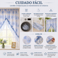🔥55 % de descuento en productos seleccionados🎉🌸Cortina corta de encaje para puerta con borlas