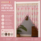🔥55 % de descuento en productos seleccionados🎉🌸Cortina corta de encaje para puerta con borlas