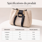 👜 -50% DE DESCUENTO! 🌾 Bolso de Paja Espacioso – Cuero PU + Paja – Trenzado Artesanal y Herrajes Dorados para un Estilo Diario Chic ☀️