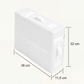 🎁 ¡50% de Descuento! 🛏️ Caja Organizadora Plegable para Juegos de Sábanas – Tela Tipo Lino, Ventana Transparente y Cierre para Ropa de Cama Queen/King 📦
