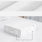 🎁 ¡50% de Descuento! 🛏️ Caja Organizadora Plegable para Juegos de Sábanas – Tela Tipo Lino, Ventana Transparente y Cierre para Ropa de Cama Queen/King 📦