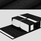 🎁 ¡50% de Descuento! 🛏️ Caja Organizadora Plegable para Juegos de Sábanas – Tela Tipo Lino, Ventana Transparente y Cierre para Ropa de Cama Queen/King 📦