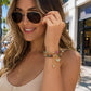 Elegante Pulsera de Turmalina