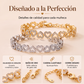 Pulsera de corazón brillante elegante para mujer