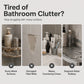 🚿🏠Estante de ducha en esquina sin taladro – Organizador✨ de baño que ahorra espacio