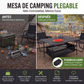 【🏕️Oferta limitada – ¡50% DE DESCUENTO!】 🪑 Mesa de camping portátil – Plegable, estable y de montaje rápido – Ideal para camping, picnic y playa ☀️