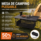 【🏕️Oferta limitada – ¡50% DE DESCUENTO!】 🪑 Mesa de camping portátil – Plegable, estable y de montaje rápido – Ideal para camping, picnic y playa ☀️