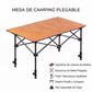 【🏕️Oferta limitada – ¡50% DE DESCUENTO!】 🪑 Mesa de camping portátil – Plegable, estable y de montaje rápido – Ideal para camping, picnic y playa ☀️