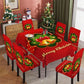Mantel Navideño Festivo Clásico – Diseños Navideños, Resistente a Derrames y Fácil de Limpiar