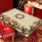 Mantel Navideño Festivo Clásico – Diseños Navideños, Resistente a Derrames y Fácil de Limpiar