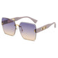Gafas de sol cuadradas sin montura para mujer