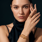 Set de pulseras con brillo para mujer