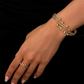 Set de pulseras con brillo para mujer