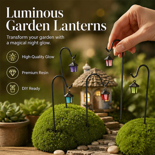 🌿 Estacas para Plantas Luminiscentes – ¡50% DESCUENTO! 7 colores, resina premium, ganchos de hierro resistentes – decoración mágica para el jardín. 🌙