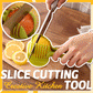 🍋¡AHORA CON UN 50 % DE DESCUENTO! Herramienta de corte «Creative Kitchen Slice», cortador manual de aleación de aluminio apto para uso alimentario, soporte para cortar rápidamente limones, tomates, cebollas y frutas y verduras blanda