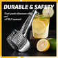 🍋¡AHORA CON UN 50 % DE DESCUENTO! Herramienta de corte «Creative Kitchen Slice», cortador manual de aleación de aluminio apto para uso alimentario, soporte para cortar rápidamente limones, tomates, cebollas y frutas y verduras blanda
