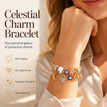 Pulsera de Amuleto Sol Celestial Luna