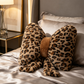 📢📢¡40% DE DESCUENTO! ⏰Cojín decorativo con estampado de lazos de leopardo