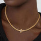 🌸 Elegante collar colgante de flores de acero inoxidable – Joyería floral delicada recubierta de PVD en oro 18k