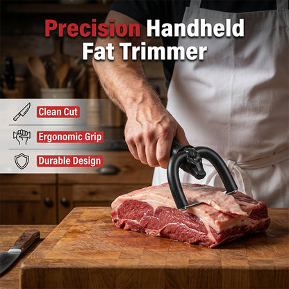 ⏳🔥¡50 % DE DESCUENTO POR TIEMPO LIMITADO! ⏰ 🥩 Cortador de grasa manual para ternera y cerdo, herramienta portátil para eliminar la grasa de la carne, utensilio de cocina para barbacoa que facilita el recorte de la falda de ternera