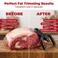 ⏳🔥¡50 % DE DESCUENTO POR TIEMPO LIMITADO! ⏰ 🥩 Cortador de grasa manual para ternera y cerdo, herramienta portátil para eliminar la grasa de la carne, utensilio de cocina para barbacoa que facilita el recorte de la falda de ternera