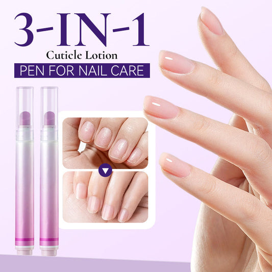 📢📢¡50% de descuento! ⏰Boligrafo de loción para cutículas 3 en 1 para el cuidado de las uñas