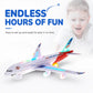 ✈️ ¡Mira cómo se eleva! – Avión modelo eléctrico con sonido realista del motor y LEDs intermitentes. 50% de descuento