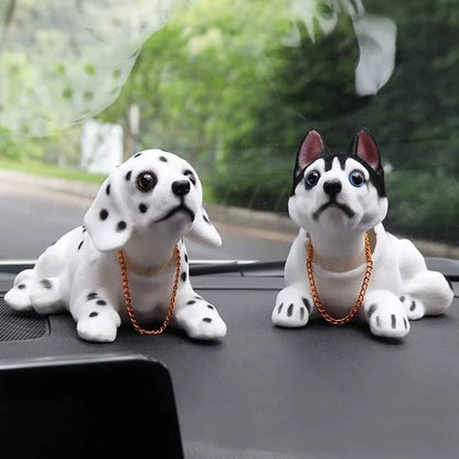 🎉 ¡Rebajas 2026 — Más de 12.000 vendidas! 🐶 Bonito perro Bobblehead – asiente en cada curva – 10 razas, peluche suave, cadena dorada – saca sonrisas a cada trayectoria 🚗