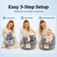 👶 Sofá de apoyo para bebés de dibujos animados – Asiento de entrenamiento seguro para sentarse, diseño acogedor, ayuda a los pequeños a sentarse firmes ✨