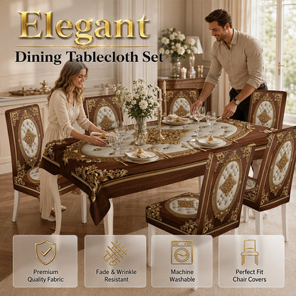 Elegante Juego de Mantel de Comedor