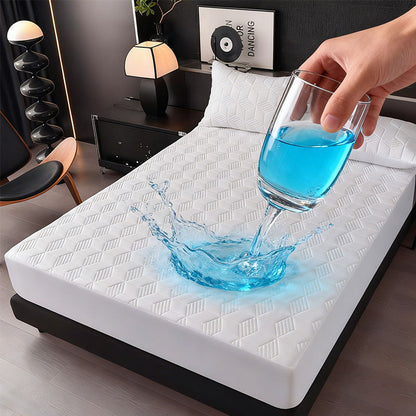 🎉 Oferta 2026 — ¡Más de 24,000 vendidos! 🛏️💧 Deja de preocuparte por derrames y manchas — este protector de colchón impermeable es suave, silencioso y transpirable. Acolchado para mayor comodidad y elástico para un ajuste perfecto. 🏠